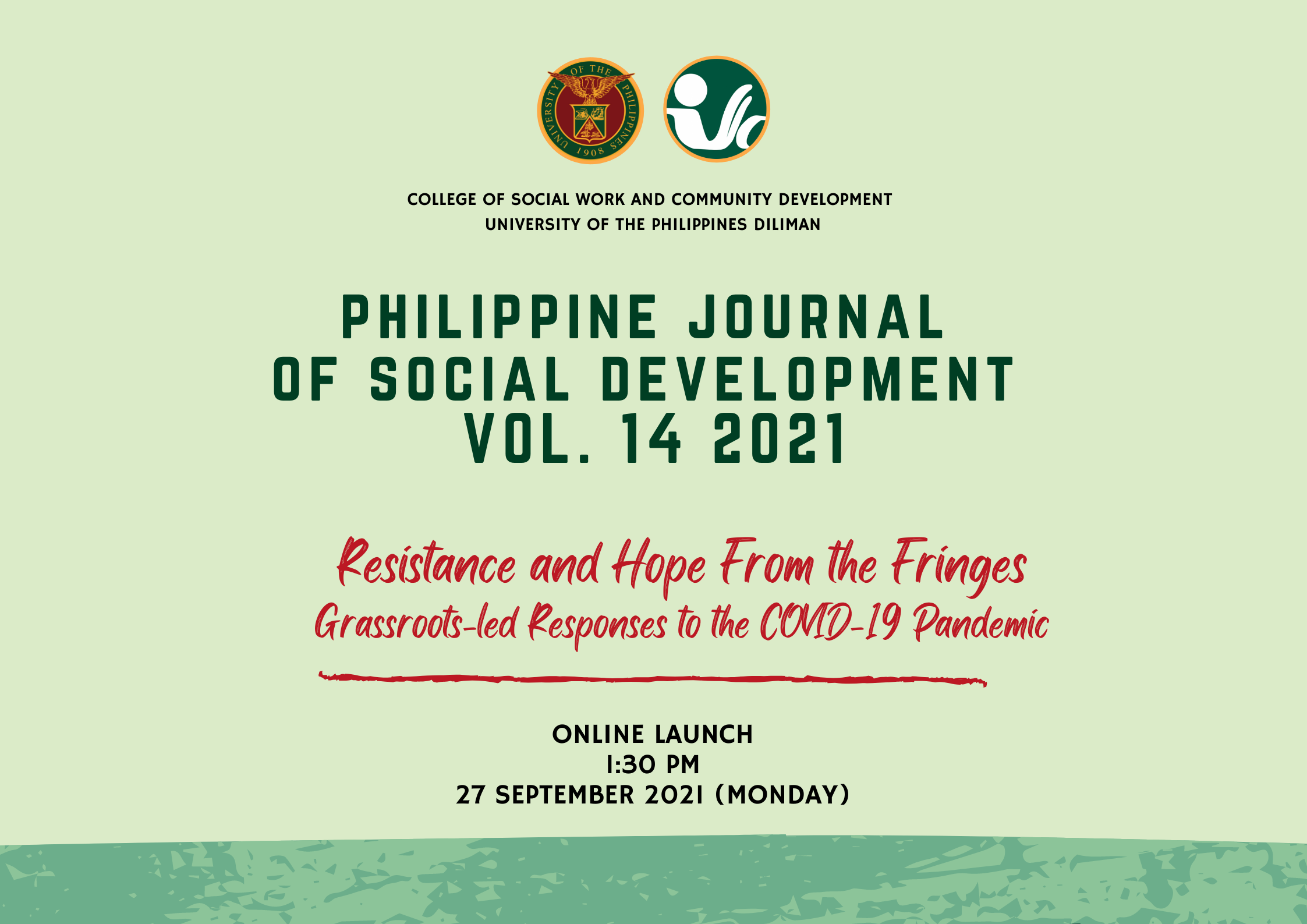 Online Launch: Philippine Journal of Social Development Volume 14 2021