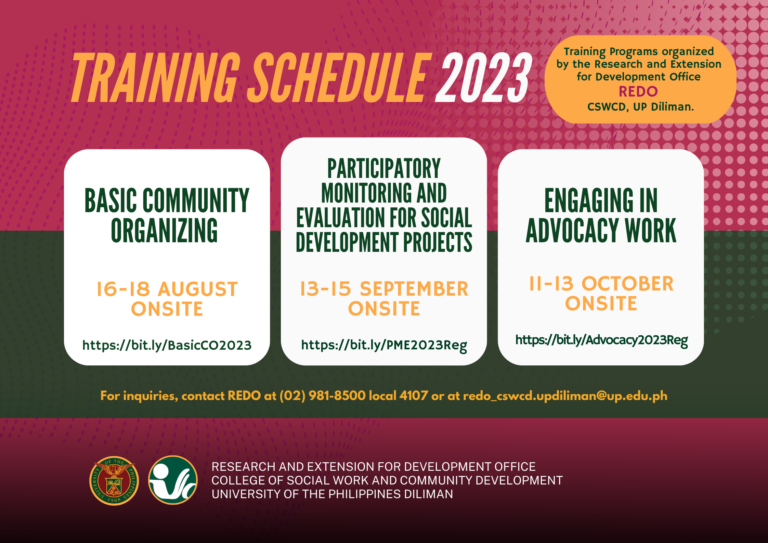 REDO Trainings 2023