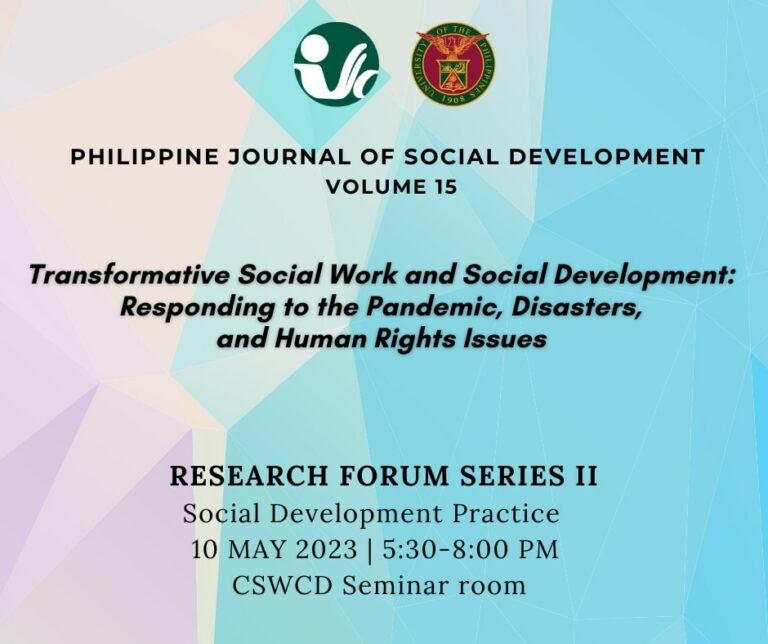 May 10, 2023 | PJSD Volume 15 Research Forum Part II