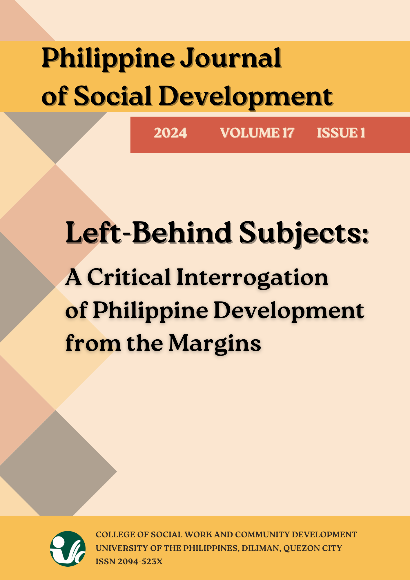 Download the PJSD 2024 Volume 17 Issue 1 Left-Behind Subjects: A Critical Interrogation of Philippine Development from the Margins